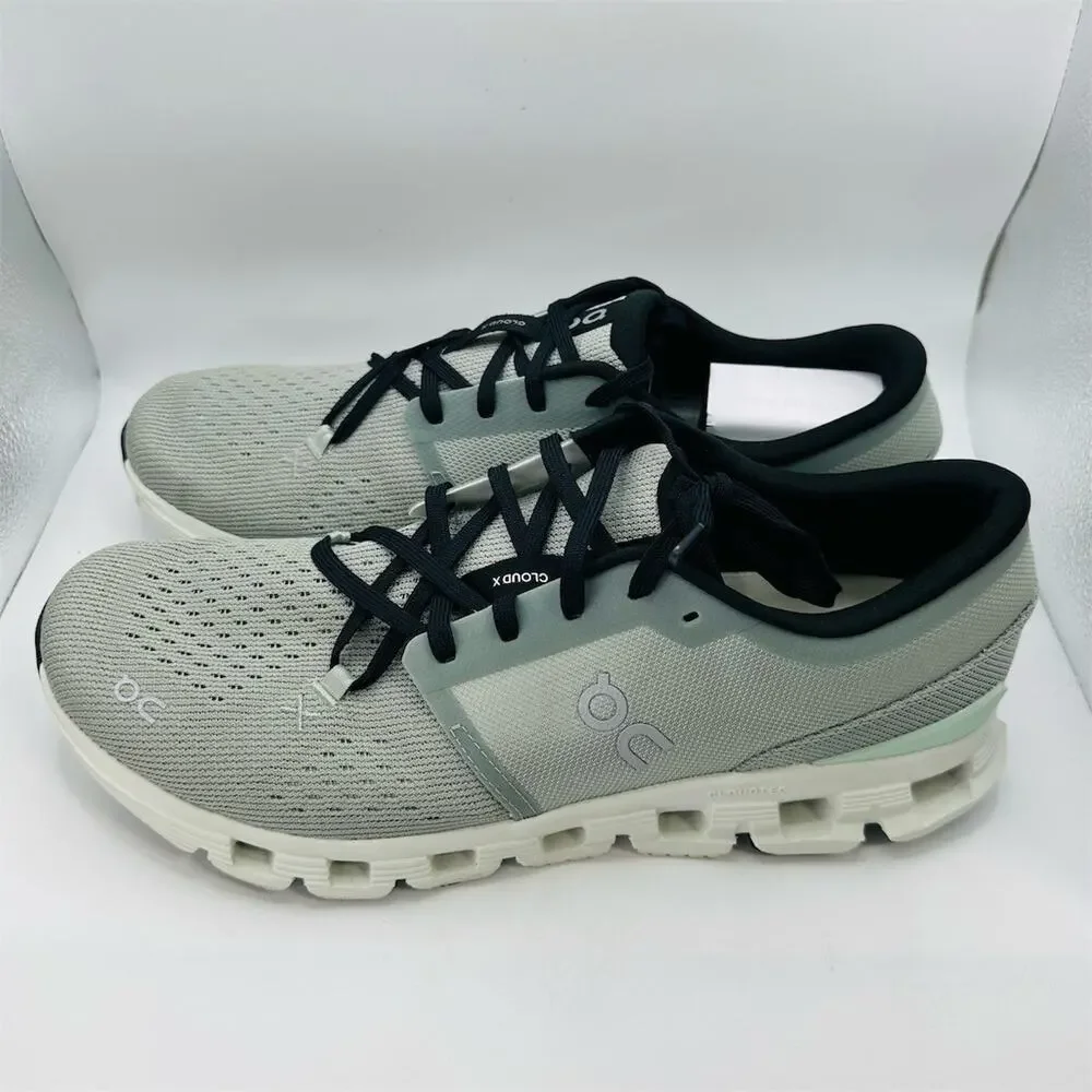 On Running Cloud X 4 Gray Mint Sneakers | Men’s Size 11 US | NWD Store Display